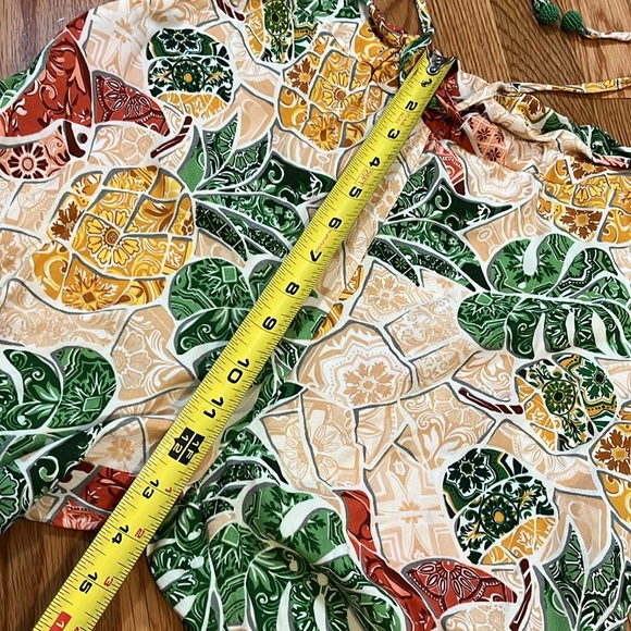 Farm Rio Mosaic Tapered Pants Pull-on Size XS NWT - Picture 9 of 15